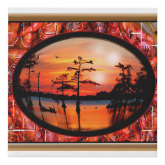 Canvas art Louisiana Swamp