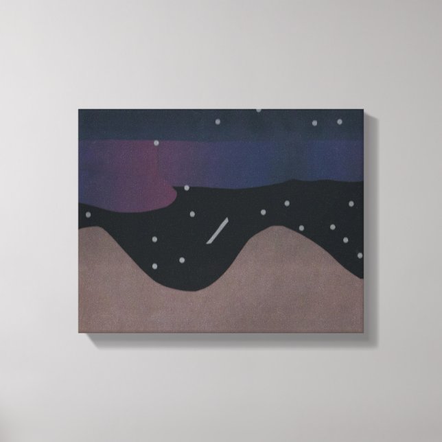 Canvas Art of Nighttime Skies (Front)