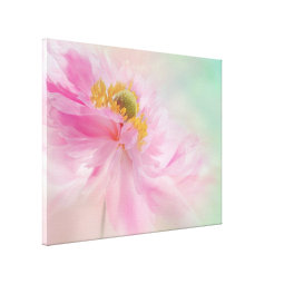 Canvas Art-Pink Flower | Zazzle