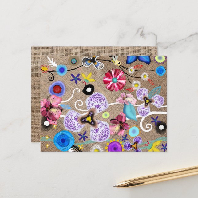Canvas Art Postcard (Front/Back In Situ)
