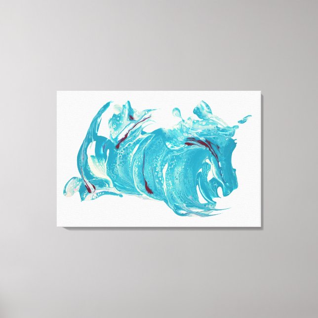 Canvas Art Print - "Running With The Wind" (Front)