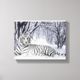 Canvas Art White Tiger