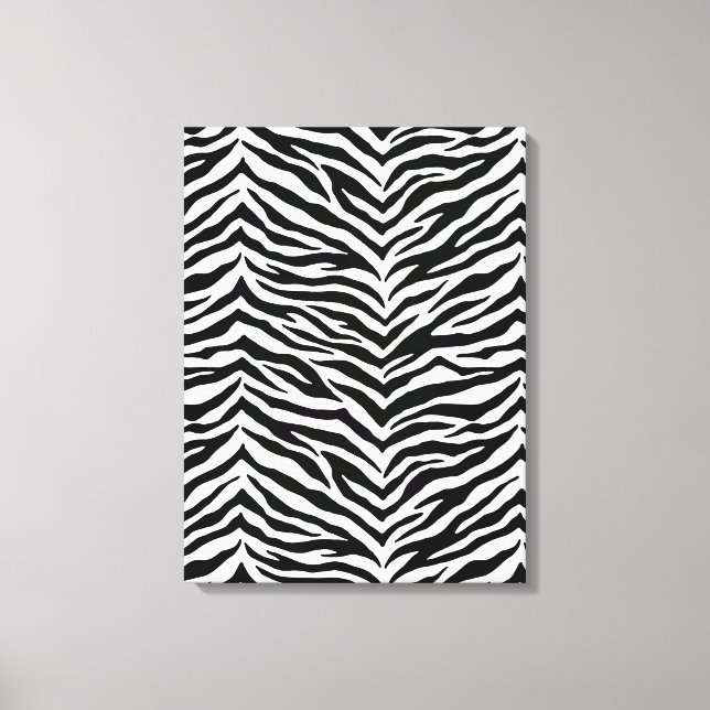 Canvas Art-Zebra Print (Front)