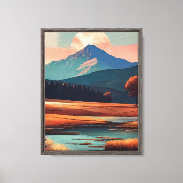 Canvas beautiful picture  print (Front)