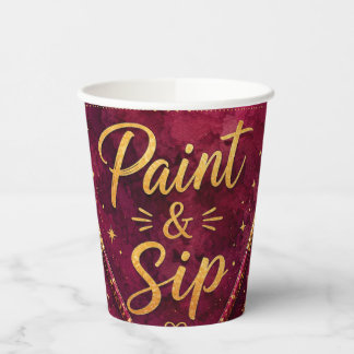 Canvas & Cabernet Paint and Sip Cups