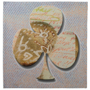Canvas clover napkin