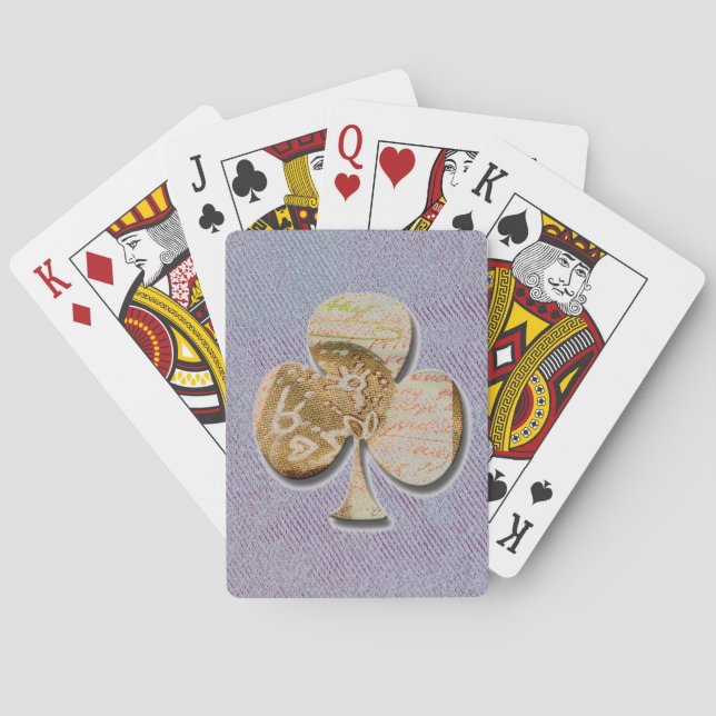 Canvas clover poker cards (Back)