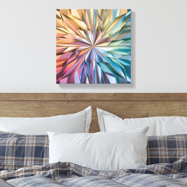 Canvas colors art print (Insitu(Bedroom))