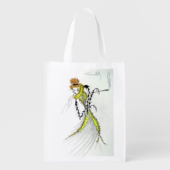 Canvas Diva Grocery Bag (Front)