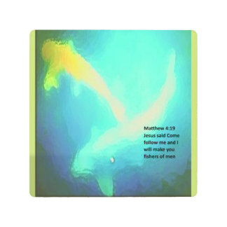 canvas ' Follow Me" Metal Print