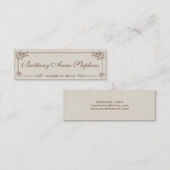 Canvas Graduation Name Card Insert | Zazzle