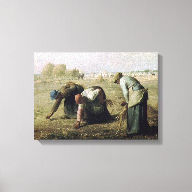 Canvas Jean-François Millet - Gleaners 18 Print (Front)