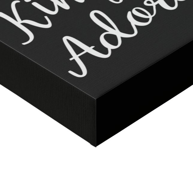 Canvas Lettering Art (Corner)