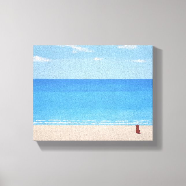Canvas "Max's Favorite Spot" Print (Front)