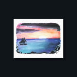 Canvas Print 14x11 SUNSET Original Artwork<br><div class="desc">Canvas Print 14x11 SUNSET Original Artwork</div>