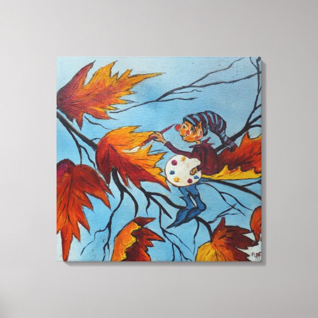 Canvas Print Ann Hayes Painting Pixie Painting (Front)