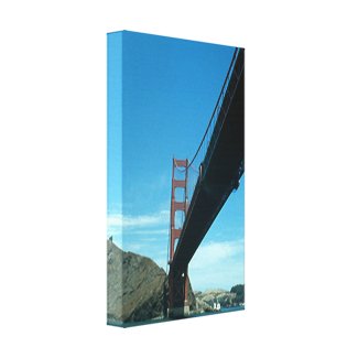 Canvas print - Beneath the Golden Gate Bridge