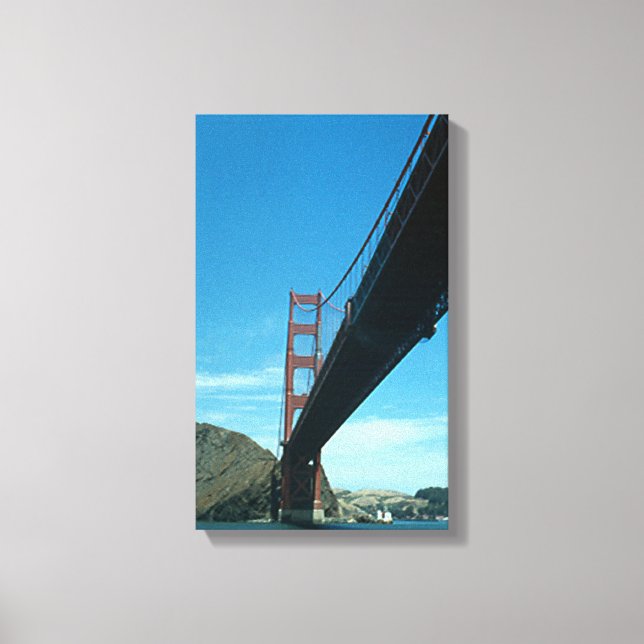 Canvas print - Beneath the Golden Gate Bridge (Front)