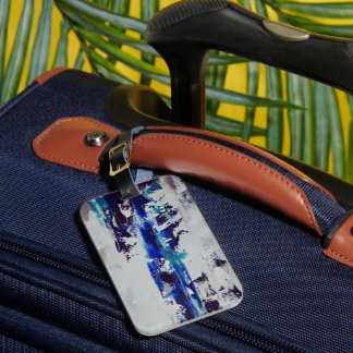 Canvas Print Breeze | Contemporary Abstract Art Luggage Tag