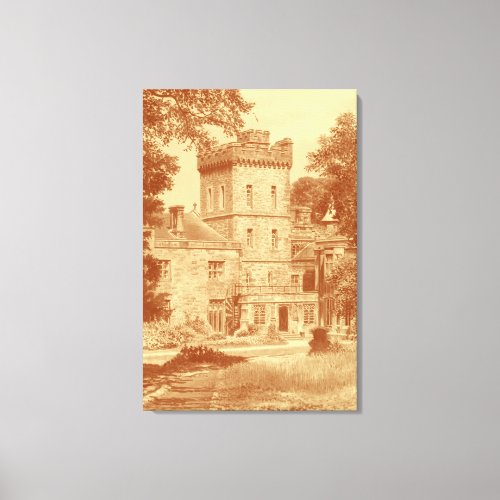 Canvas Print _ Capernwray Hall CustardCinn