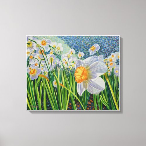 Canvas Print _ Dancing Daffodils