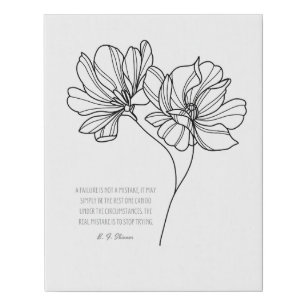 Canvas Print Inspirational Quote