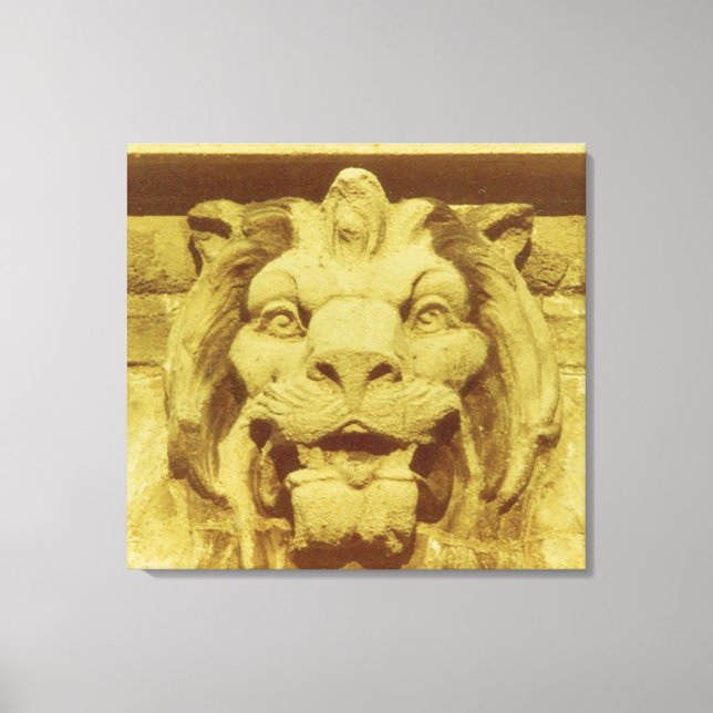 Canvas print - Lion's Head (Front)