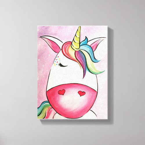 Canvas Print _ Multi Colored Unicorn