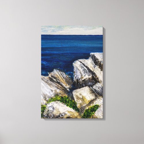 Canvas Print - On The Rocks