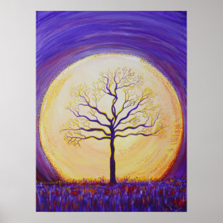 Canvas print-present moment poster