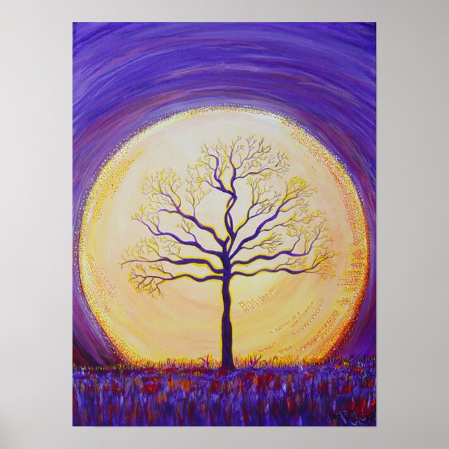 Canvas print-present moment poster (Front)