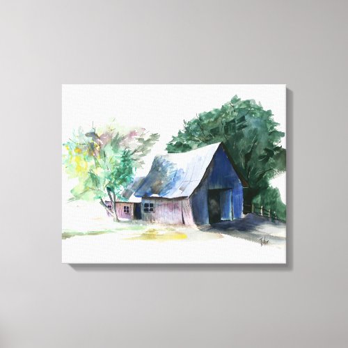 Canvas Print _ Rural Barn