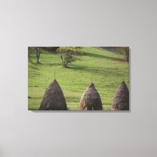 Canvas Print Straw Bales