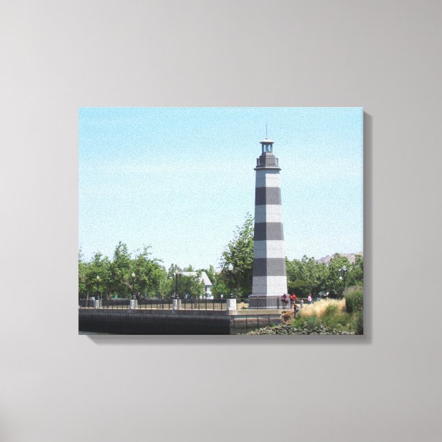 Canvas Print - Suisun Harbor Lighthouse (hrz) (Front)