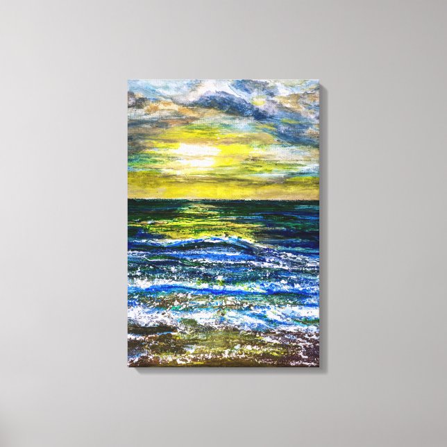 Canvas Print - Sunset Seaside Moods (Front)
