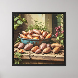 Canvas Print (Sweet Potatoes)