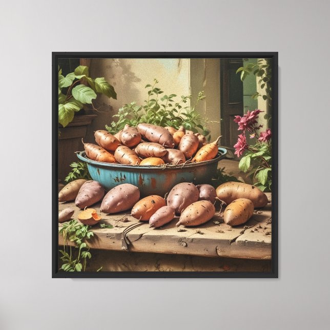 Canvas Print (Sweet Potatoes) (Front)