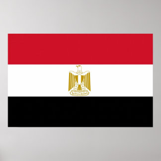 Canvas Print with Flag of Egypt
