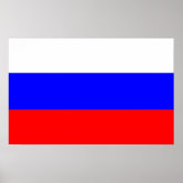 Russia Country Map Flag' Poster, picture, metal print, paint by dkDesign