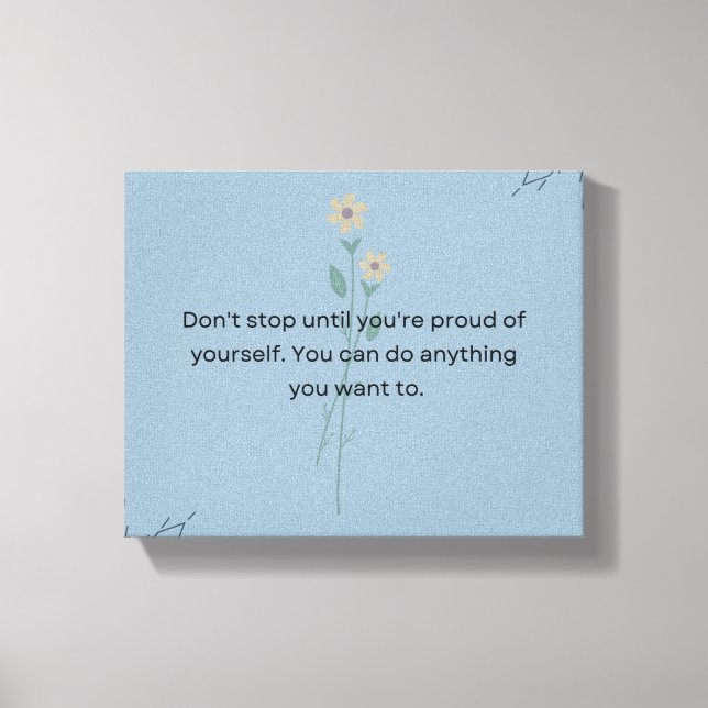 Canvas Printed Design. Print (Front)