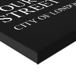 Your Name Street  Canvas Prints