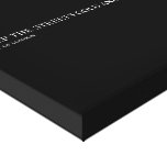 keep the streets gold and never let go       Canvas Prints