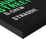 Your Name Street  Canvas Prints
