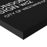 LONDON STREET SIGN  Canvas Prints