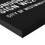 LONDON STREET SIGN  Canvas Prints