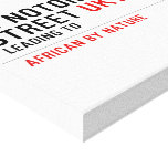 Dj notorious mad Street  Canvas Prints
