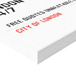 London electrical  24/7    Canvas Prints