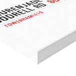 Laurenjade yusuf Jodrell rd  Canvas Prints