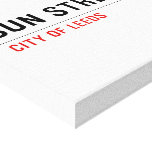 Sun Street   Canvas Prints