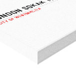 LONDON SOKAK TABELASI  Canvas Prints